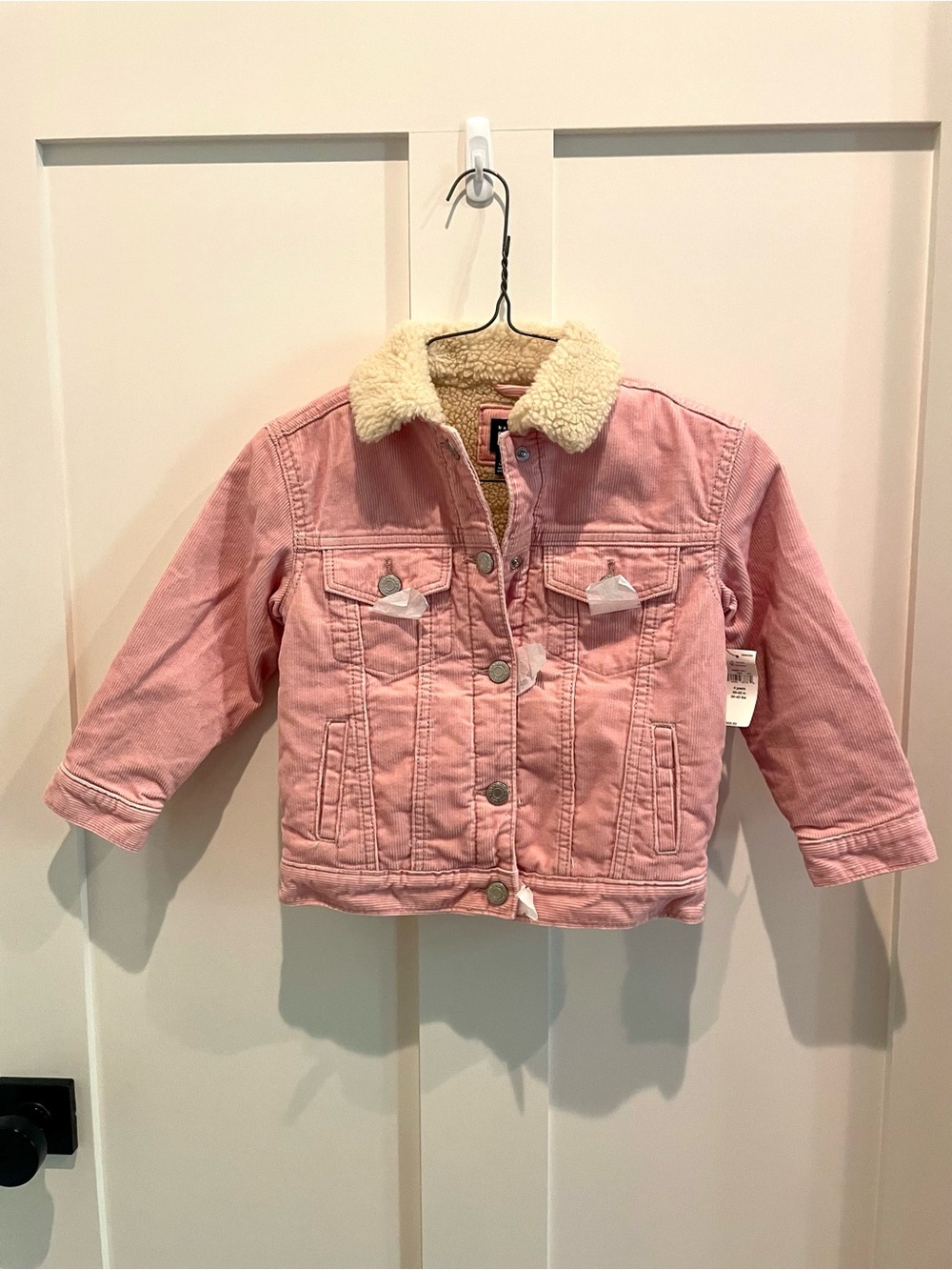 Baby Gap NWT 4T Pink Sherpa-Lined Jacket